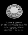 Cannon Thinwall 48" Dynamic Brake Fans DF-1851  GP30 and early GP/SD35  (2)