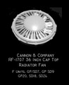 Cannon 36" Radiator Fan Cap Top (4)  RF-1707