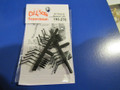 Cal Scale HO Scale Air Hose and Brackets Black Plastic 20 pieces 190-276