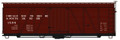 Accurail HO Scale 36ft Fowler Wood Box Car Chicago South South & South Bend RR #1508 New 5-28