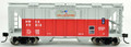  Bowser HO Scale  70 ton covered hopper Halliburton HWCX 40827