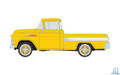 Classic Metal Works - HO Scale 1957 Chevy Pick Up Cameo  Yellow