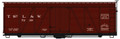  Accurail HO Scale 36ft Fowler Wood Box Car Toledo StLouis and Western TStL&W 7239
