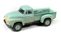 Classic Metal Works  HO 1954 Ford Pickup Truck, Sea Haze Green (Dirty/Weathered)