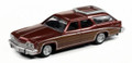 Classic Metal Works  HO  1974 Buick Estate Wagon, Burgundy Metallic/Woodgrain