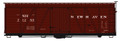 Accurail HO Scale 36ft Fowler Wood Box Car NEW HAVEN NH 71289