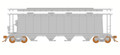Rapido HO 3800 cf Covered Hoppers National Steel Undecorated Kit