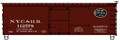 Accurail HO Scale 36' Double Sheath Wood Boxcar w/Steel Ends, Fishbelly Underframe  NYC & Hudson 112579
