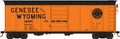 Bowser HO Scale RTR 40 foot Box Genesee and Wyoming GW 100003