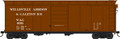 Bowser HO Scale RTR 40 foot Box Wellsville Addison & Galeton RR WAG 8009