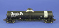  American Limited HO GATC Tank Car, ATSF #101141, Gray band diesel fuel service with 1970s Santa Fe logo lettering