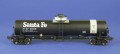  American Limited HO GATC Tank Car, ATSF #101149, Gray band diesel fuel service with 1970s Santa Fe logo lettering