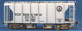 Funaro HO Scale Kit  #7050  B&O Wagon Top Covered Hopper w/ Steam Era Decals