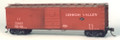 Funaro HO Scale Kit  6681 - 7500 Series with Rev. Murphy Ends, Zenith Roof 5 Pan Sup Dr K Brake