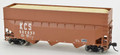  BOWSER HO 70 ton Wood Chip Hopper Kansas City Sounthern KCS #502856