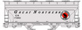  Accurail HO ACF 2-Bay Covered Hoppers Great Northern 173852