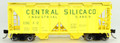  Bowser HO Scale 70ton  Covered Hopper RTR  Central Silica Co   CSC #2