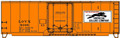 Accurail HO Scale 40ft  Insulated Steel Box Car  American Colloid Company  LOVX 9108 Panther
