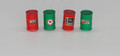 JL Innovative S Scale Custom Oil Barrels Pre-painted and labeled TEXACO  #1562