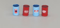 JL Innovative S Scale Custom Oil Barrels Pre-painted and labeled ESSO  #1574