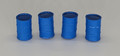 JL Innovative S Scale Custom Oil Barrels Pre-painted and labeled Blue Barrels #1965