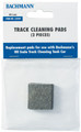 Bachmann HO SCALE TRACK-CLEANING REPLACEMENT PADS (2/PACKAGE)