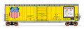 Intermountain 50ft  PS-61 Double Door Box Car Union Pacific UP 167667