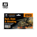 Vallejo Rust Stain and Streaking  set