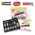 AMMO by Mig R-1201 - American Trains. All Weathering Products Solution Box