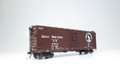Rapido HO GN 40' Boxcar w/ Early IDNE: Great Northern - Mineral Red  21573