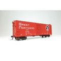 Rapido HO GN 40' Boxcar w/ Early IDNE: Great Northern - Vermilion  #21778
