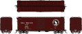 Rapido HO GN 40' Boxcar w/ Early IDNE: Great Northern - Mineral Red #21483