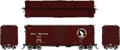 Rapido HO GN 40' Boxcar w/ Early IDNE: Great Northern - Mineral Red 21492