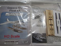 Osborn Model Kits HO Scale Cessna 172 Skyhawk Airplane Kit  #1077 Float Kit