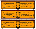 Accurail  40ft Wood Reefers KIT  Fruit Growers Express 3 pack