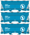 Accurail HO Scale ACF Covered Hopper KIT Three Pack   GN #8162