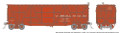 Rapido HO PRR X23 Boxcar: Cumberland Valley: 1306