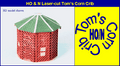 Blair Line Tom's Corn Crib- HO Scale Kit #191