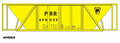 Rail Shop H30 Decal PRR MOW Yellow Car HO Scale