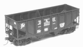 Tichy HO Scale  USRA HOPPER WITH PANEL SIDES Kit #4029