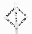 Tichy HO Scale Early DIAMOND CROSSING SIGN 10 pieces  #8179