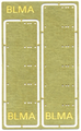 BLMA HO Scale Grab Iron Drill Template #4500