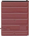Kadee HO Scale 8 ft 6 Panel Superoir Low Tackboard Red Oxide #2230