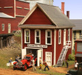 AMB LaserKits N Scale Hillview Volunteer Fire Company Kit #647