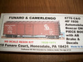 Funaro HO Scale Kit #6770 Chesapeake & Ohio 40ft Double Door Auto Box Car Kit