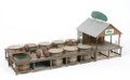 AMB LaserKits O Scale G.R. Dill & Sons Salting Station "The Pickle Works" Kit #451