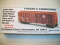 Funaro  HO Scale Kit  #8300  Pennsylvania PRR K8 Stcok Car Single Deck KIT