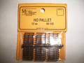 MEC Micro Engineering  HO Scale Pallet KITS 12 pack