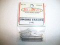 Bar Mills HO Scale Smoke Stacks 10 piece cast metal