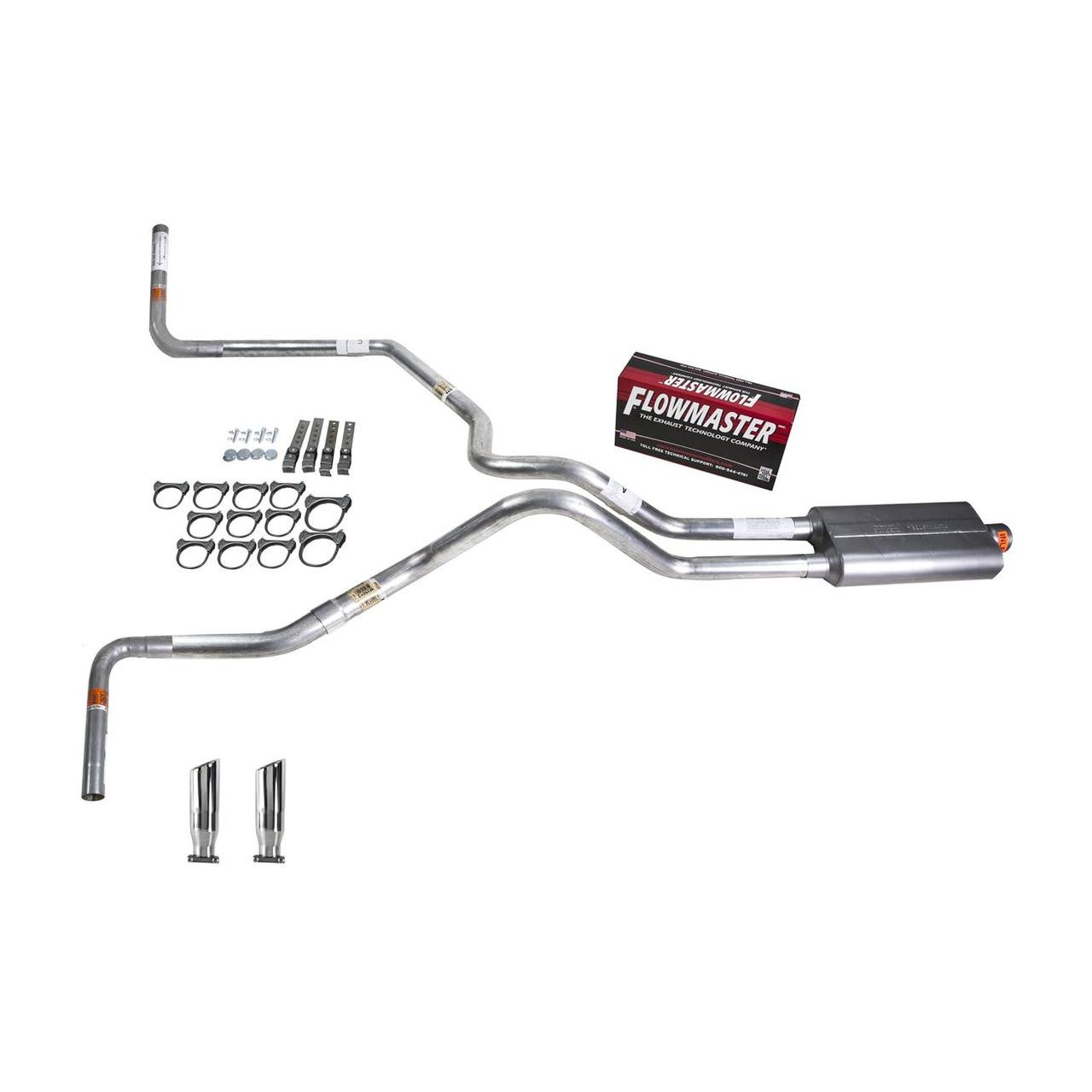 S15 95-01 dual exhaust 2.25 pipe No Muffler Side Exit S10.
